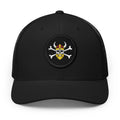 Viking Skull Trucker Hat — Embroidered Patch Snapback