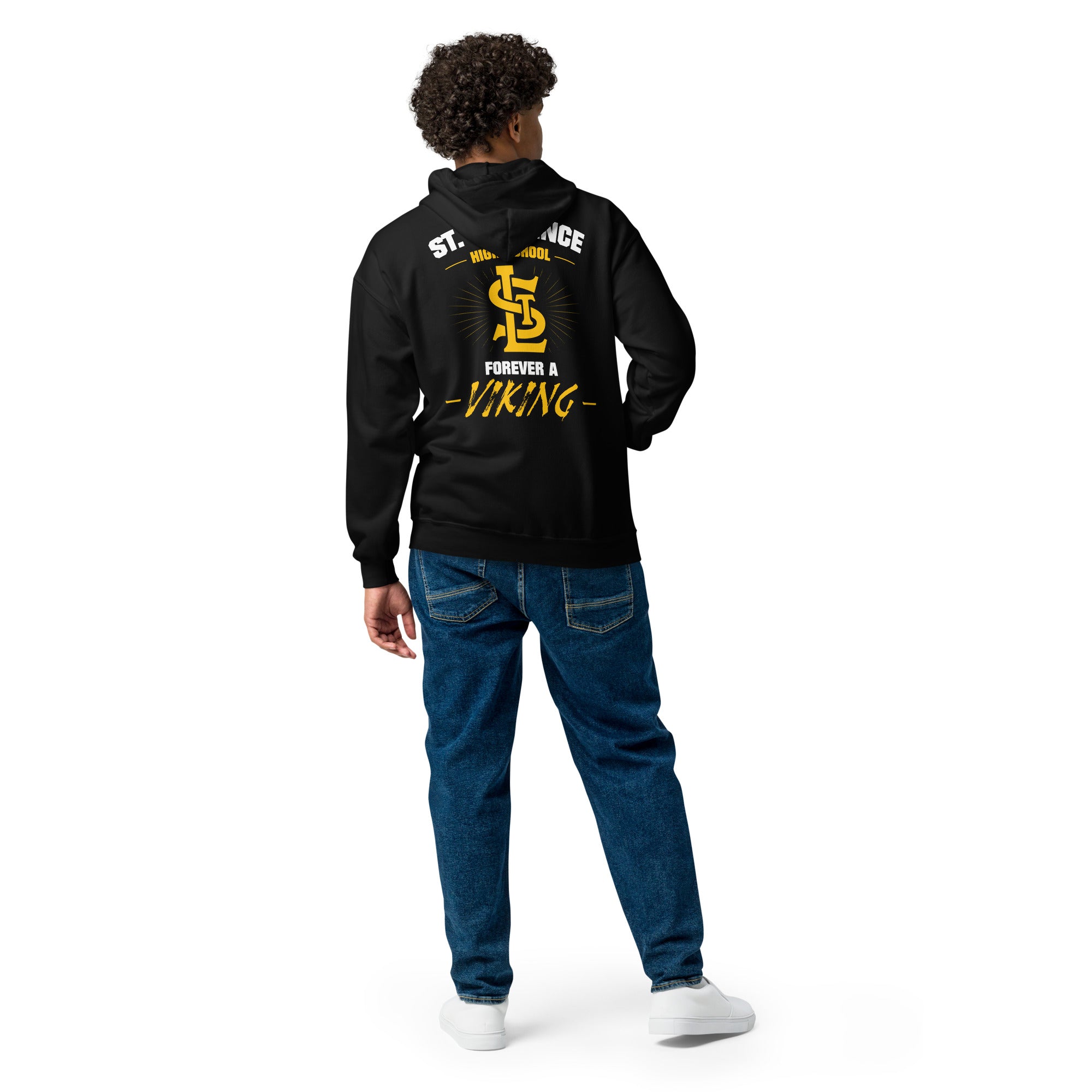 Forever a Viking Unisex zip hoodie – St. Laurence Official Spirit Shop